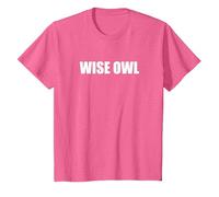Wise Owl T-Shirt, Youth, Pink Heather, Medium