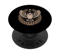 Wise Owl Wings Stars Celestial Design PopSockets Adhesive PopGrip