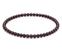 Wise Skies 6mm Beaded Crystal Stone Bracelets For Healing Chakra Allignment Elastic Round beaded Bracelets (Amethyst)