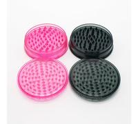 Wise Skies 90mm Monster 2-Part Plastic Crusher Choose Your Colour Pink & Black Rolling Accessories (Pink)