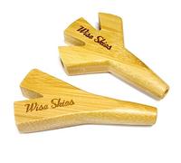 Wise Skies Bamboo Wooden Cigarette Holder Trident Double Barrel