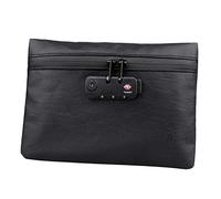 Wise Skies Blue Smell Proof Travel Bag for Herbs Perfect Stash Bag Lined Carbon Liner (Black)