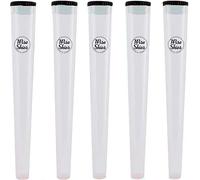 Wise Skies Clear Cone Holder Doob Tube Rolling Accessories Cigarette Case Tube Choose Your Amount (6)