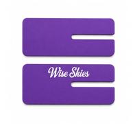 Wise Skies Collapsible X-Shaped Rolling Stand, Purple | Slot Together Two Piece Design, Choice of Colour, Compact & Reusable