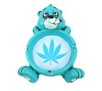 Wise Skies Funky Ashtrays Choose Your Own Skull Rasta Man Alien Resin Ash Trays Accessories (Don't Care Bear Blue)