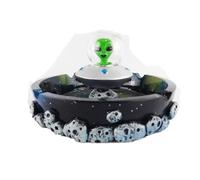 Wise Skies Funky Ashtrays Choose Your Own Skull Rasta Man Alien Resin Ash Trays Accessories (Mothership)