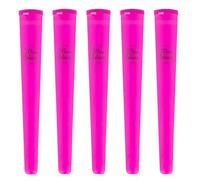 Wise Skies Pink Doob Tube Rolling Accessory Cigarette Holder Storage Tube Choose Your Amount (6)