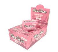 Wise Skies Pink King Size Rolling Paper On Roll With Wide Perforated Rolling Tips Instant Kit Cute Pink Girly Roller Accessories Gift Vegan Non-GMO (One Size, 24, Count)