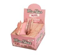 Wise Skies Pink Rolling Papers with Tips - Ladies Rolling Paper Vegan NON GMO (24)