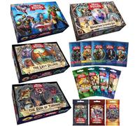 Hero Realms Complete Bundle: Base Game, Character Packs, Boss Decks, Ruins of Thandar, Ancestry, Journeys, The Lost Village and Storage Box (16 Items)