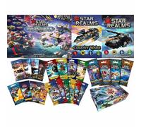 Wise Wizard Games Star Realm Bundle: Core Game, Colony Wars, Frontiers, United, Command Decks, High Alert, Crisis, Gambit, Cosmic Gambit, Scenarios, Promo Pack 1 and Universal Storage Box (12 Items)