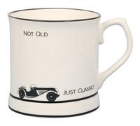 WiseAccordio Classic Car Design Tankard Mug - Not Old Just Classic! Beautifully Designed Mug | Mugs for Tea & Coffee for Gift | Coffee Mugs & Tea Cups for Home, Office or Shops