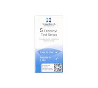 WiseBatch Fentanyl Test Strip + MicroScoop and Instructions - Box of Five (5) - #1 Most Trusted Fentanyl Test Strip on The Market - ±99% Accurate - Results in <2 Mins - Prevent Overdoses