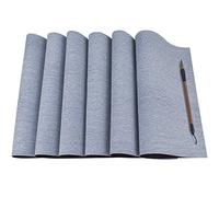 Wisebom Chinese Calligraphy Mat, 6 Mats + 1 Brush, Writing Cloth Set for Students