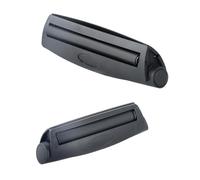 Wisebom Cigarette Roller 2 Pack, Manual Cigarette Rolling Machine 110mm+78mm Tapered Plastic Tobacco Joint Roller Cigarette Maker DIY Tool for Super King and Standard Size Cigarettes (Black)