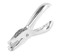 Wisebom Single Hole Punch 3mm, Metal Single Hole Pliers Punch Paper and Card Gift Tag Puncher, Small Hole Puncher for Crafts Paper Scrapbooking Card Gifts, 10 Sheet Capacity, Paper Reach Depth 2cm