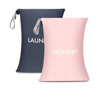 WiseBoy 2 Pack Laundry Bags, Travel Laundry Bag for Dirty Clothes, Washable Nylon Wet Dry Bag, Swimming Yoga Bathing Suit Workout Wet Dry Bags