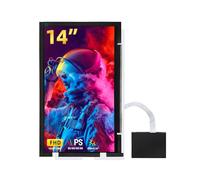 wisecoco 14 Inch LCD Screen for Lian Li O11 Mini PC Case FHD 1920x1080 Laptop Screen Replacement PC Secondary Display HDMI 72% NTSC(White)