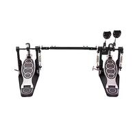 Wisecoco Bass Drum Pedal, Double Kick Bass Drum Pedal Zinc Aluminum Professional Double Drum Foot Kick for Kick Drum Set and Electronic Drums(Pedal)