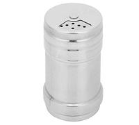 Wisecoco Salt and Pepper Shakers, Stainless Steel Spice Dispenser for Salt Powder Sugar Cinnamon Pepper, Kitchen Gadget Seasoning Organizer Jar Canister with Adjustable Pour Holes(Small)