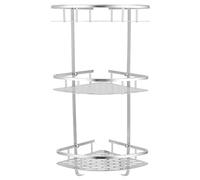 Wisecoco Shower Shelf, 3 Tiers Corner Shower Shelf, Wall Mounted Shower Organizer Storage Rack, Shower Rack Fit for Home Bathroom Toilet Kitchen