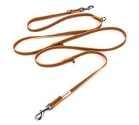 Wisedog 3m Orange Double-Ended Rubberised Dog Lead Lightweight Non-Sli