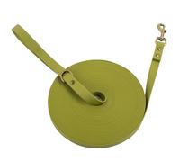 Wisedog Green 10m Long Line Training Lead for Dogs - Vintage Classic Style Dog Lead