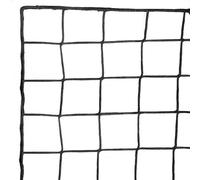 Wiseek Soccer Backstop Net, 10x10ft High Impact Barrier Net, Nylon Sport Netting, Rebounder Behind Goal (Installation Rope Included)