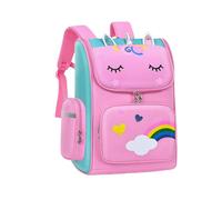 WISEHUBY Children'S Backpack Elementary School Student Cartoon Schoolbag Teenagers Backpack Girl Backpack-Pink Small