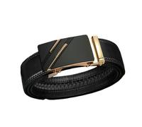 WISEHUBY Men'S Pu Leather Belt-Featuring A Metal Automatic Buckle Design, This Belt Is Crafted Specifically For Men And Pairs Perfectly With Jeans And Various Other Trousers.-Style-D-120Cm