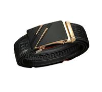 WISEHUBY Men'S Pu Leather Belt-Featuring A Metal Automatic Buckle Design, This Belt Is Crafted Specifically For Men And Pairs Perfectly With Jeans And Various Other Trousers.-Style-E-120Cm