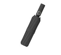 WISEHUBY Umbrella Solid Color 24 Ribs Sunny Umbrella Women'S And Men'S Automatic Umbrella Outdoor Sunshade Automatic Umbrella-Black