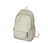 WISEHUBY Women'S Backpack Fashion Waterproof College Backpack Trendy Women'S Laptop School Bag Cute Girls Travel School Bag-Beige