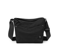 WISEHUBY Women's handbags Ultra-Light Nylon Crossbody Bag For Women Adjustable Wide Strap Lightweight Women'S Bag Zipper Closure Stylish Messenger Bag-Black