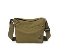 WISEHUBY Women's handbags Ultra-Light Nylon Crossbody Bag For Women Adjustable Wide Strap Lightweight Women'S Bag Zipper Closure Stylish Messenger Bag-Khaki