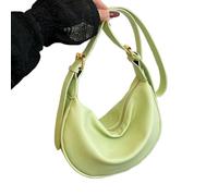 WISEHUBY Women'S Shoulder Bag - Pu Leather Tote/Crossbody Bag; Minimalist Casual Handbag; Hobo Bag; Stylish, Spacious Bag-Green