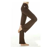 WISEHUBY Women'S Trousers Wide Leg Casual Pants Cotton Yoga Pants With Pockets High Waist Drawstring Sports Pants-Image Color_I-L
