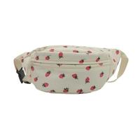 WISEHUBY Women'S Waist Bag - Stylish Plaid Chest Bag/Crossbody Bag, Featuring A Shoulder Bag-Style Compartment; Suitable For Sports, Travel, And Everyday Wear.-White