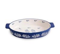 Wisenvoy Casserole Dish Baking Dish Ceramic Au Gratin Baking Dish Lasagna Pan Oval Casserole Dishes for Oven