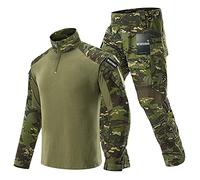 WISEONUS Airsoft clothing Tactical Suit Military Mens Combat Trousers and Shirt Hunting Paintball Shooting Camouflage Suits Uniform