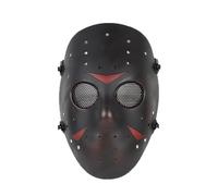 WISEONUS Paintball Mask, Airsoft Mask Full Face Protective Mask Metal Mesh Tactical Mask for Hunting Shooting CS Games Halloween