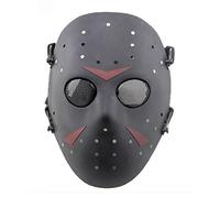 WISEONUS Paintball Mask, Airsoft Mask Full Face Protective Mask Metal Mesh Tactical Mask for Hunting Shooting CS Games Halloween