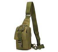WISEONUS Sling Bags Tactical Military Shoulder Small Chest Bag Outdoor Sports Riding Camouflage Crossbody Bag for Men Women