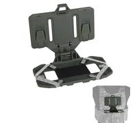WISEONUS Tactical Vest Molle Phone Holder Chest Phone Foldable Navigation Board Cellphone Molle Mount Carrier Accessories for Phone Screen Size 4.7"-6.7" (OD)