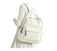 WISEPACK Waterproof School Backpack Large Daypacks Women's Waterproof Leisure Backpack Ideal for Teenagers with Zip and Multiple Compartments Including a Laptop Compartment, B-white, Mittelgroße