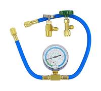 Wisepick R290 and R600A Charging Hose and Gauge Set with 1/2" Acme Can Tap
