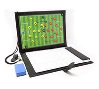 WISEPLAYERFC Football Magnetic Tactic Board-Football Coach Folder with Zipped Pocket