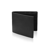 WisePoint Bifold Wallets for Men, RFID Blocking Wallet PU Leather Wallets for Men Minimalist Wallet, Lightweight Men's Wallet Mens Slim Wallet for Work, Shopping, black, Simplicity