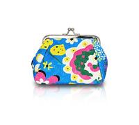 WisePoint Coin Purse, Polyester Coin Pouch Small Purses for Women and Girls, Portable Change Pouch Change Holder with Kiss Lock for Shopping, Dating, Travelling (Style 2)