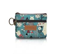 WisePoint Coin Purse, Waterproof Change Coin Bag with Key Ring, Cute Small Purses, Change Bag Mini Storage Bag for Coins, Cards, light green, coin purse